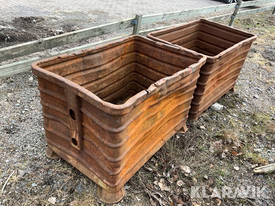 Skrotlådor / skrotbinge 2st
