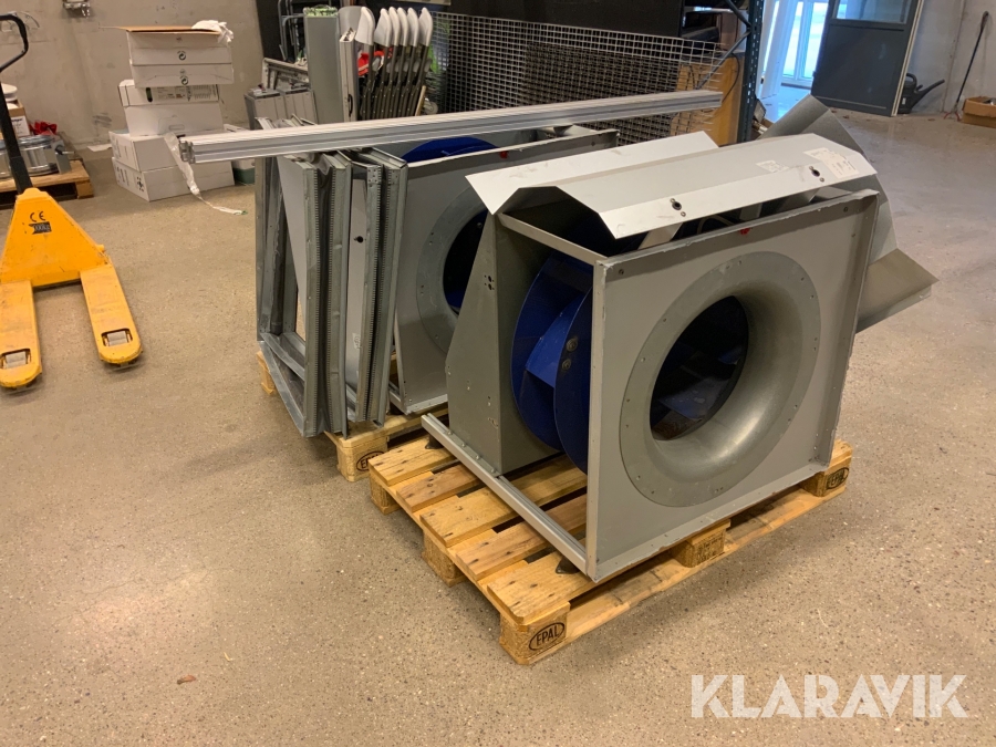 Aggregatfläktar Danfoss för ventilation 2st
