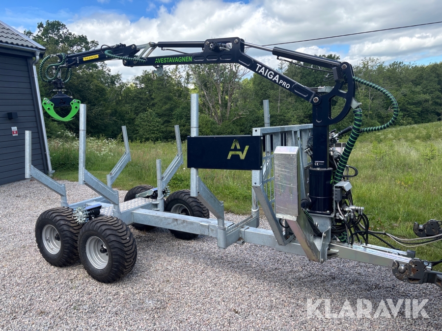 Skogsvagn / Kranvagn Avestavagnen Taiga Pro 2