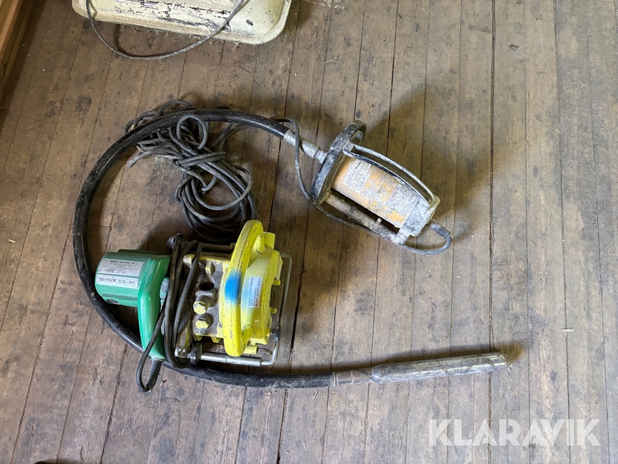 Betongkap & betongvibrator