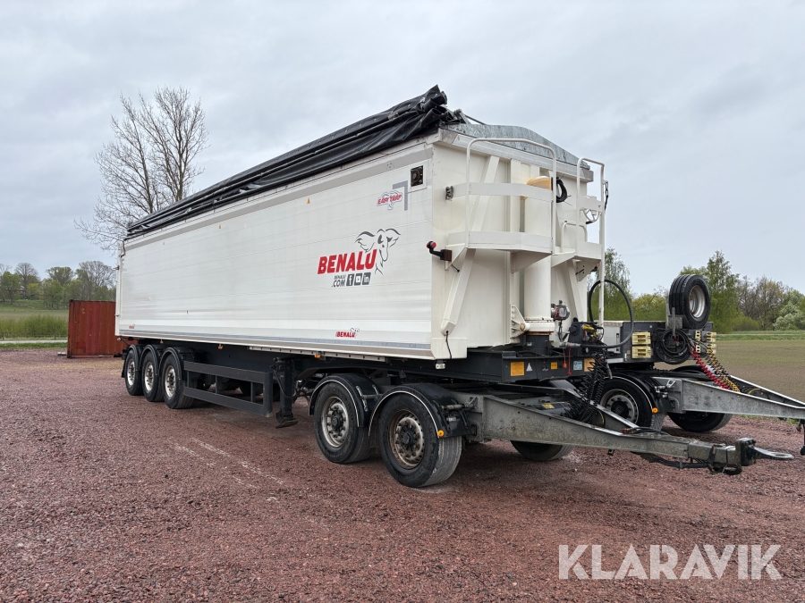 Tipptrailer Benalu Bulkliner 113 På 2-axlad dolly
