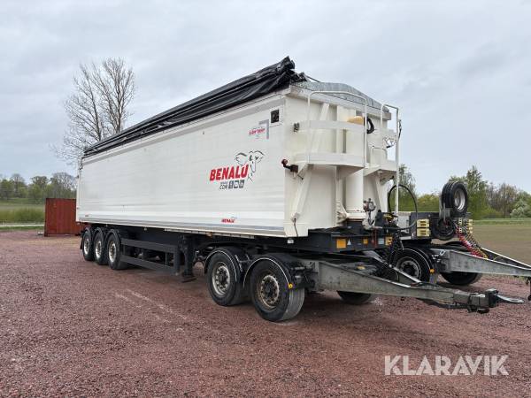 Tipptrailer Benalu Bulkliner 113 På 2-axlad dolly