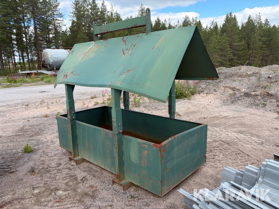 Materialficka med tak