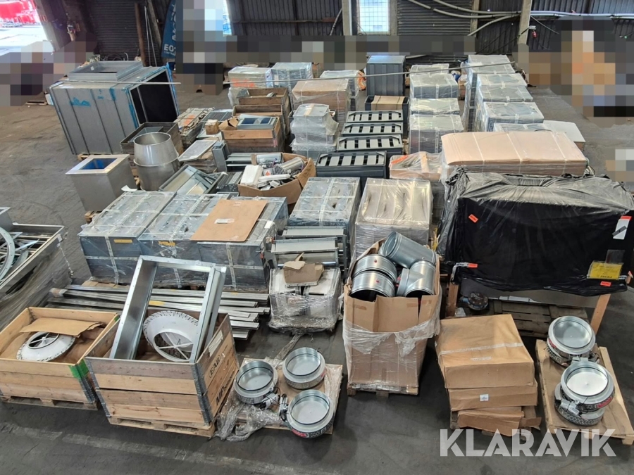 Luftbehandlingsaggregat Geniox / Swegon / Bevent Rasch GO 14/18 RDL ca 50 pallar