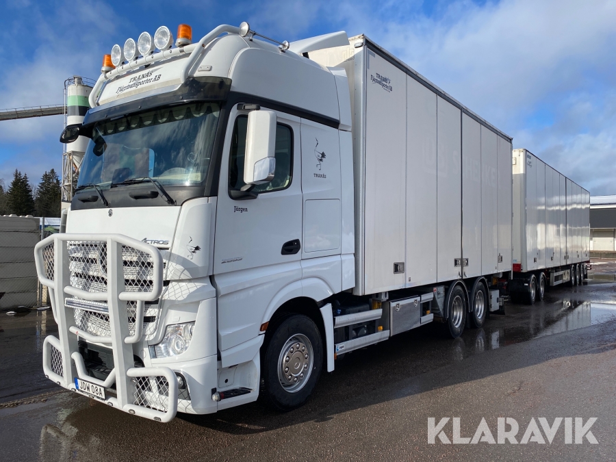 Skåpbil Mercedes-Benz Actros Z653 komplett ekipage