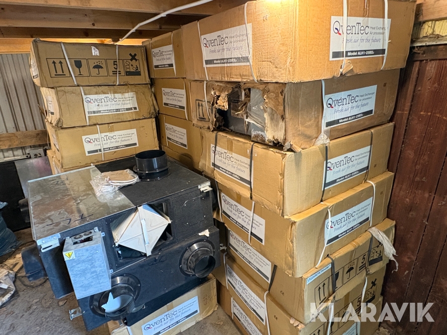 Luft/luft-värmepumpar QvenTec Model ALH1-15RX3, Model ALH1-25RX3, Model ALH1-50RX3 34st