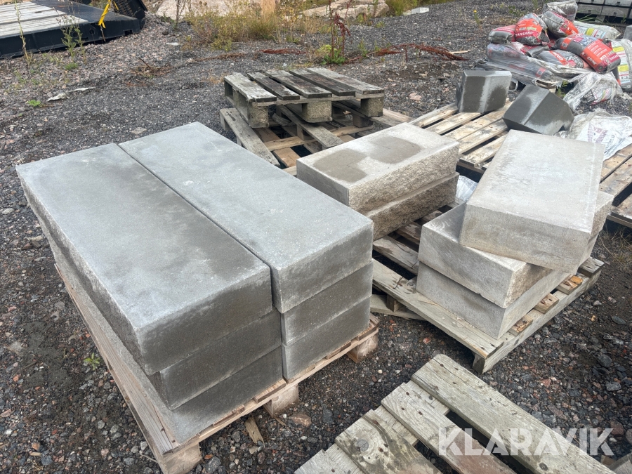 Trappsteg råhuggen framsida 11st