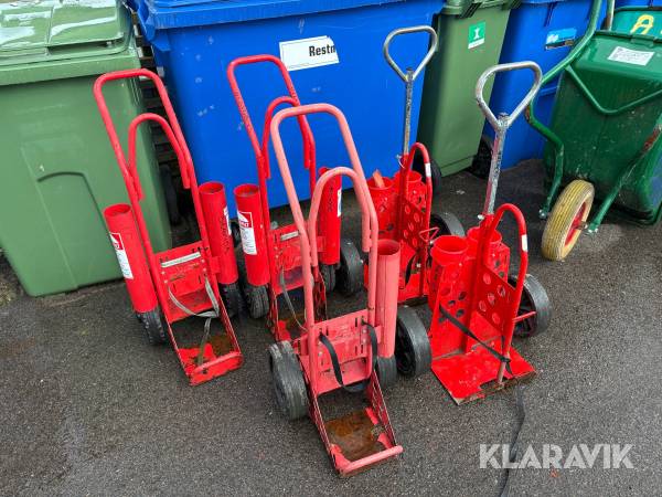 Brandkärror / Släckakärror 5st