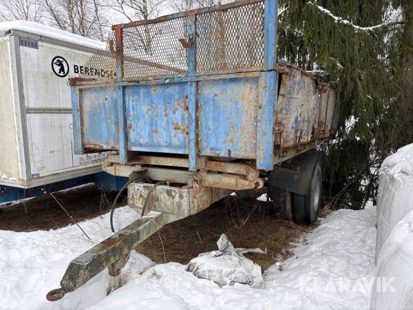 Traktorvagn tippflak