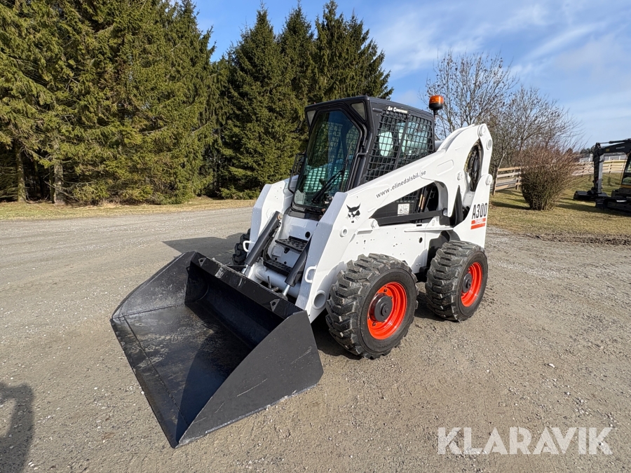Kompaktlastare Bobcat A300 Turbo med skopa