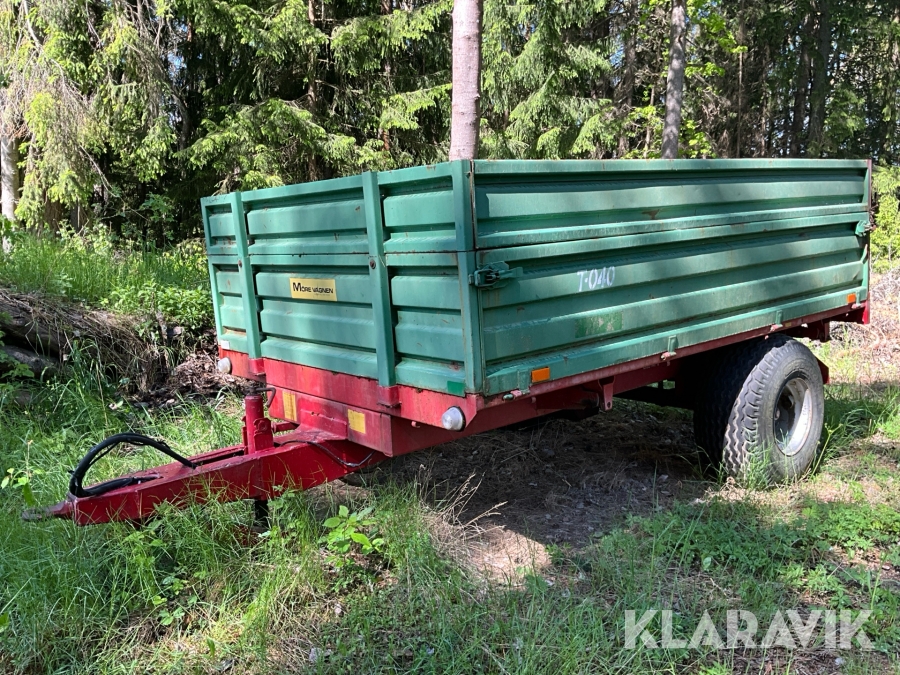 Entrepenadvagn Möre vagnen T-040 med tipp