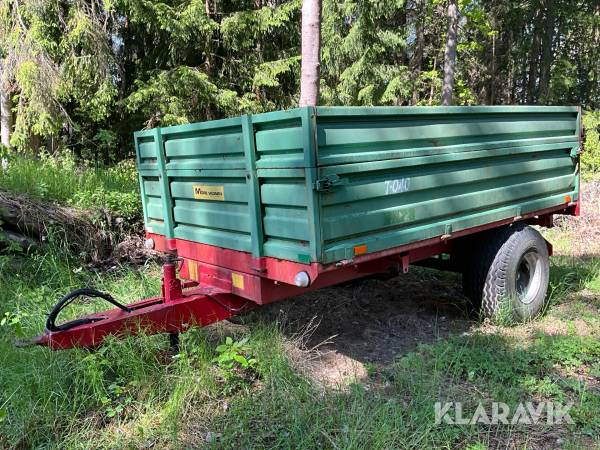 Entrepenadvagn Möre vagnen T-040 med tipp