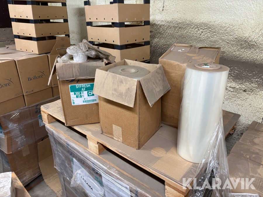 Flowpackrullar för paketering olika modell