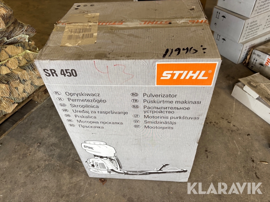 Ryggspruta Stihl SR 450