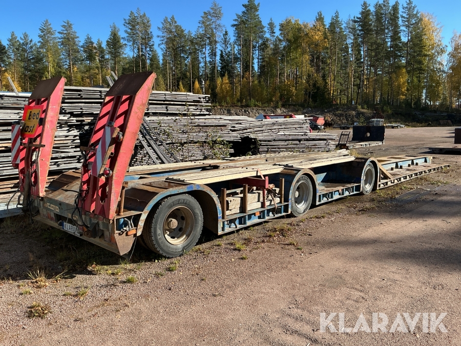 Maskintrailer Trailerteknik T3-64KNOUS med svanhals