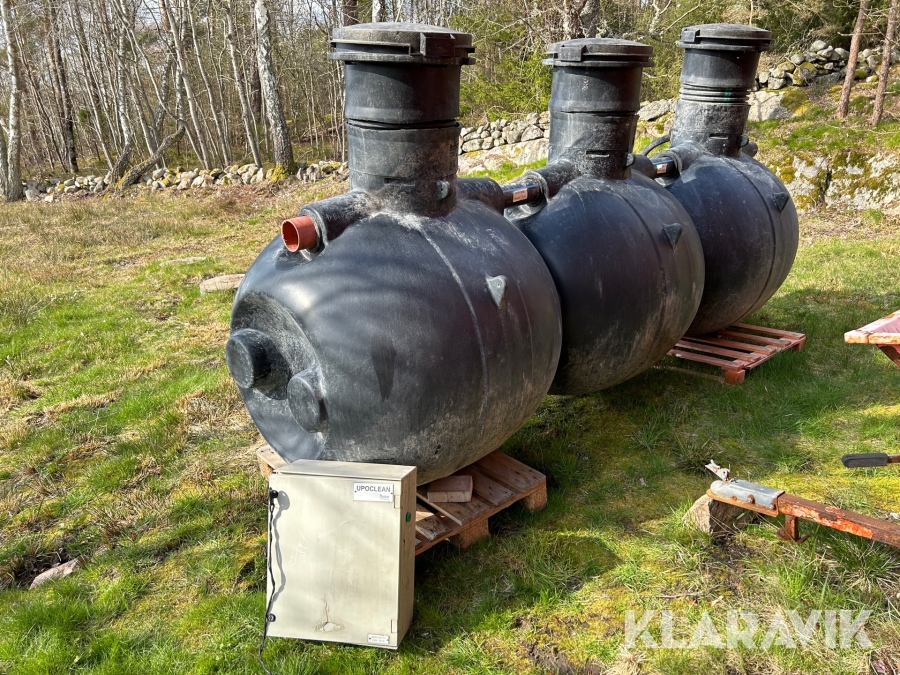 Slamavskiljare Uponor SAKO , 3 m3