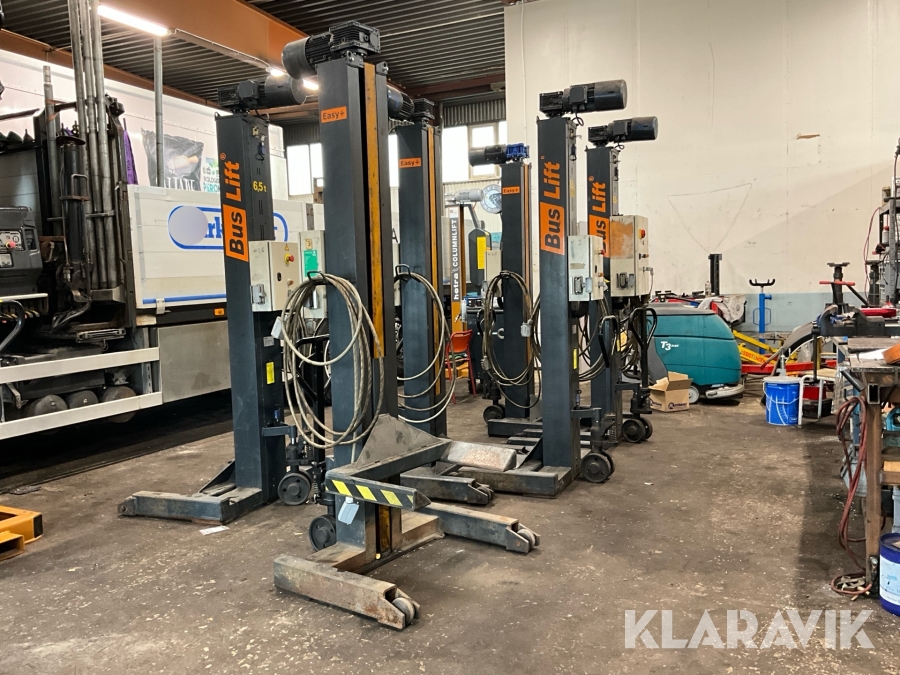 Mobila pelarlyftar 6st Bus Lift PMX 6,5 ton