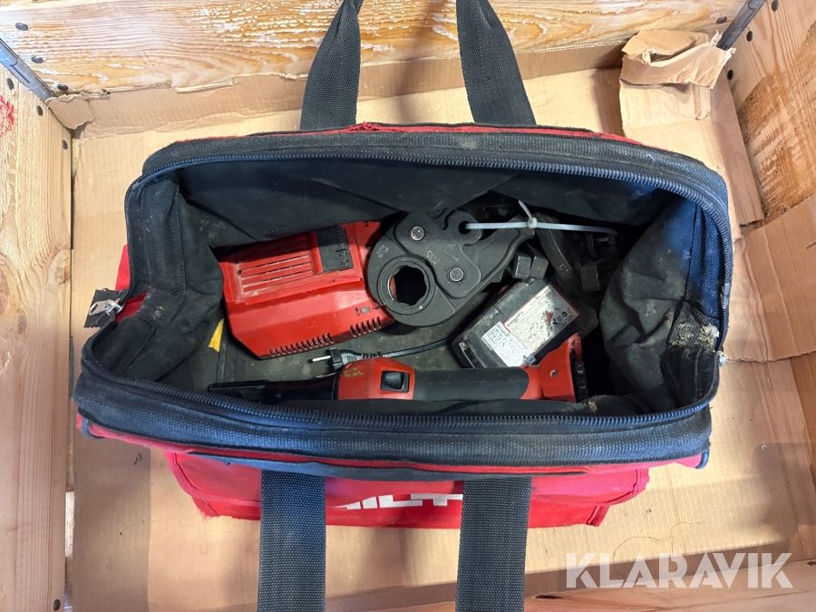 Pressverktyg Hilti NPR 19-22 M käftar ink batteri och laddare