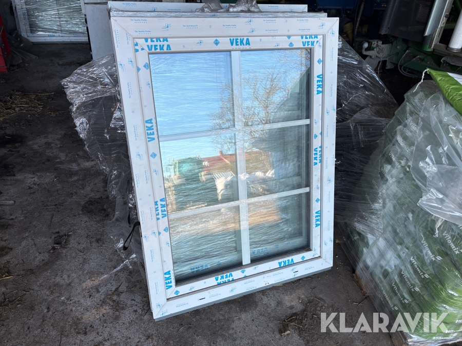 Fönster Inåtgående 3 -glas aluminium Veka 1380x1050mm VH 1st