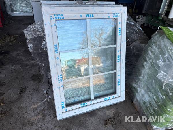 Fönster Inåtgående 3 -glas aluminium Veka 1380x1050mm VH 1st
