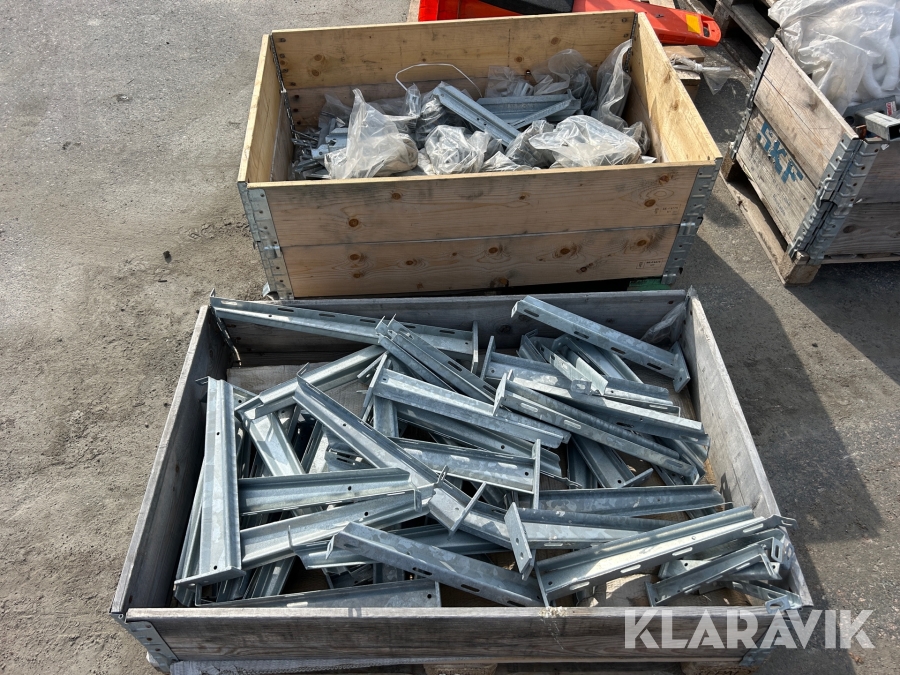 Material till kabelstegar 2 pallar