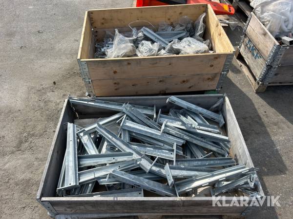 Material till kabelstegar 2 pallar