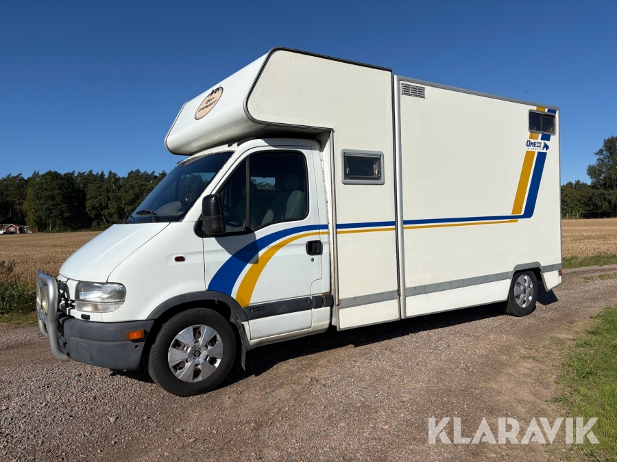 Hästbil Renault Master 2.5 dCi UME