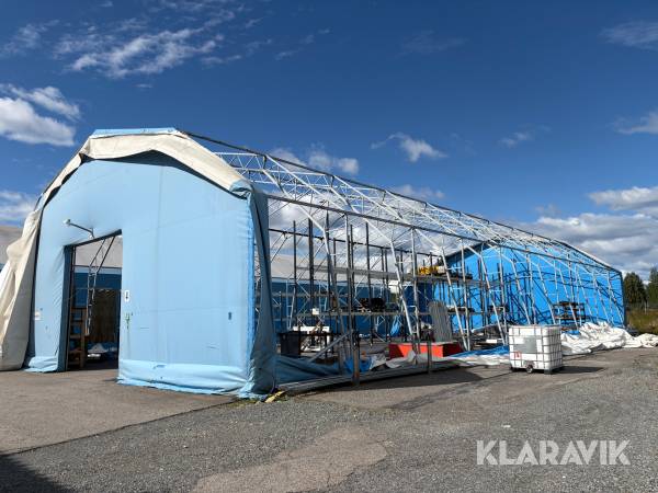 Tält / stålstomme 30x15m Hallbyggarna