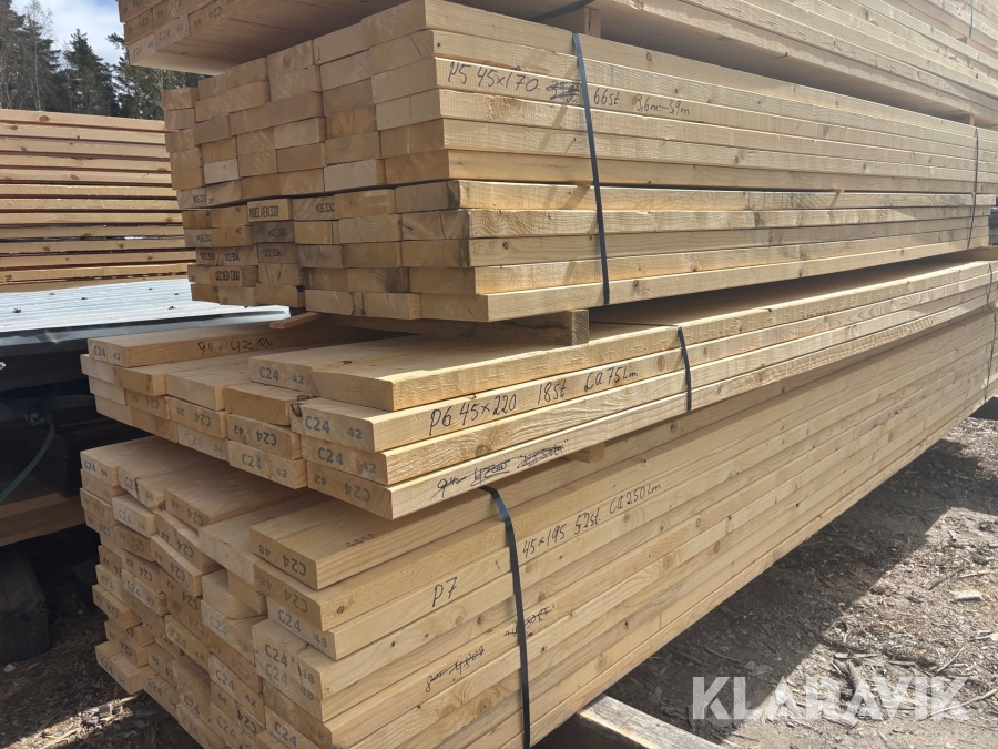 Virkespaket 45x220 ca 75 lmp 18 st