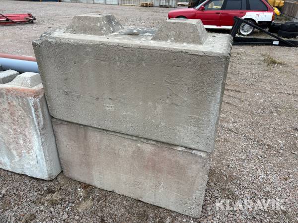 Betongblock 1200x600x600mm 4st