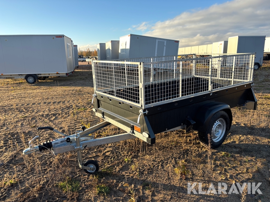 Personbilssläp med gallersats Vezeko Spectrum B 13.25