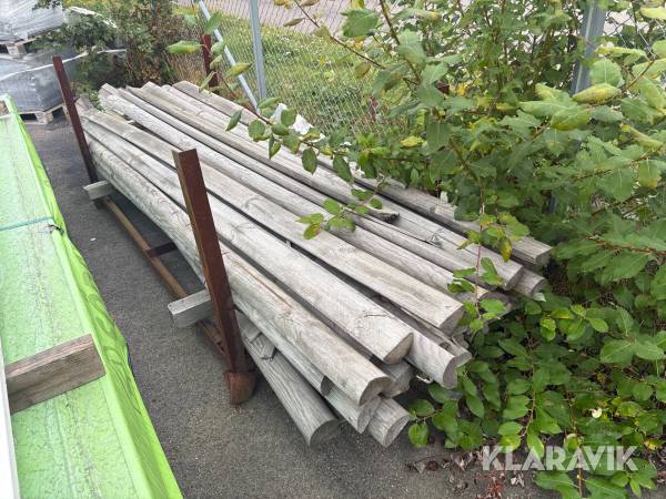 Halvkluvna staketstolpar 40st
