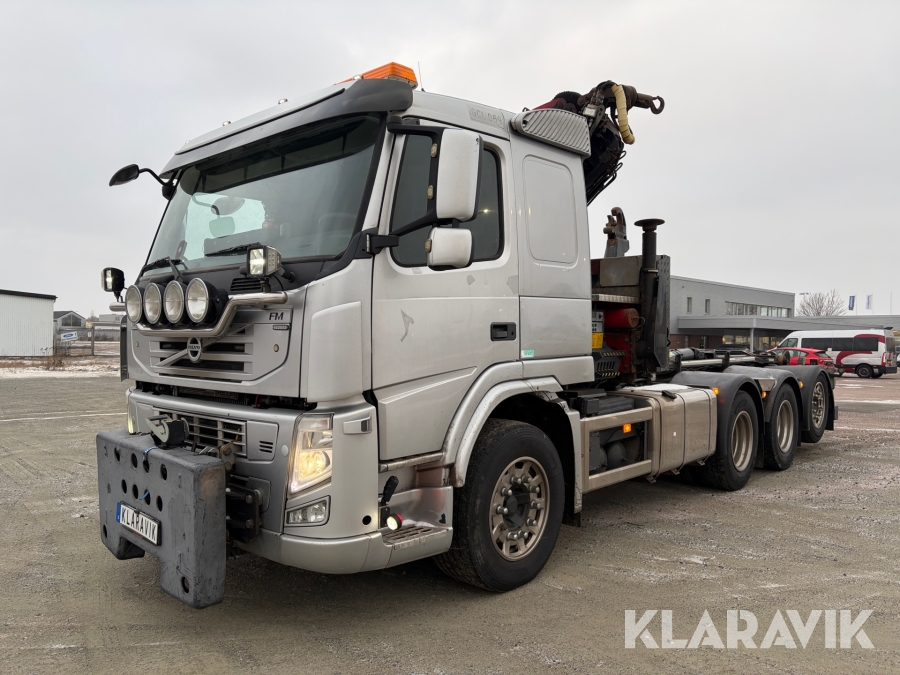Kranväxlare Volvo FM 460 plogutrustad