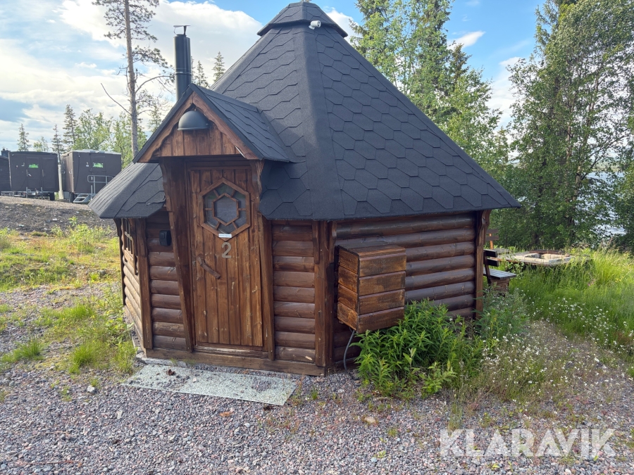 Norrskensstuga Arctic Wood 8 kantig