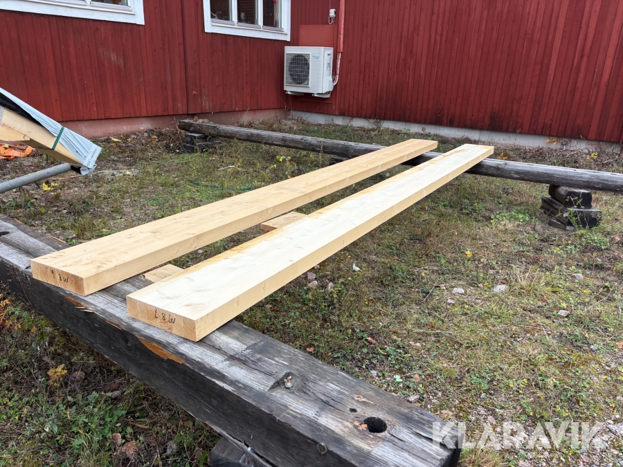Limträbalkar 2 st