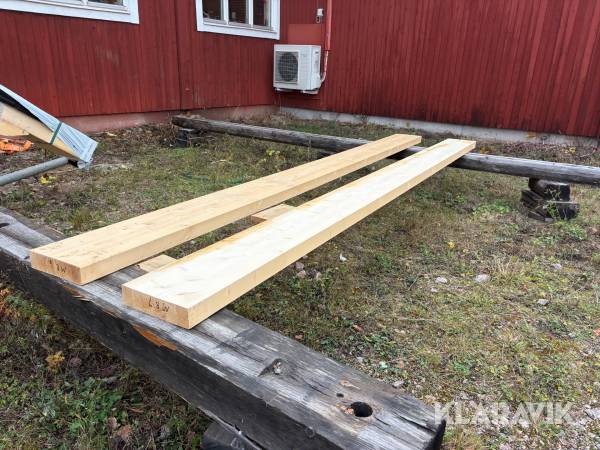 Limträbalkar 2 st