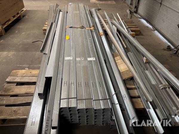 Plåtreglar för inomhus Europrofil C+ 70-0,46x 4000mm 72st