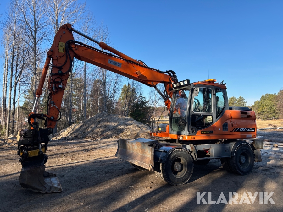 Hjulgrävare Doosan DX140W