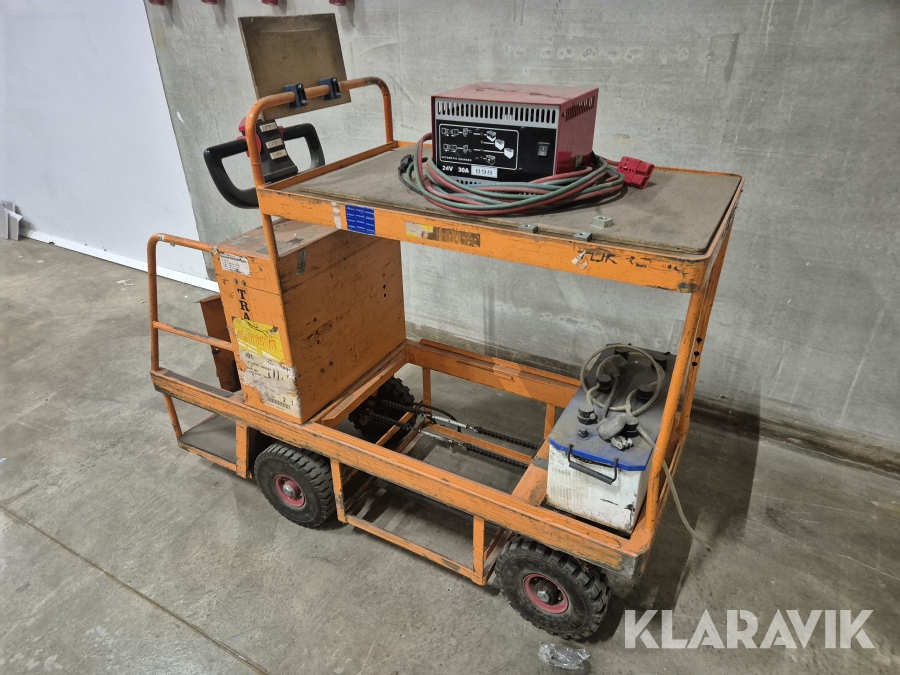Lagermoped med hylla Trans-Lift