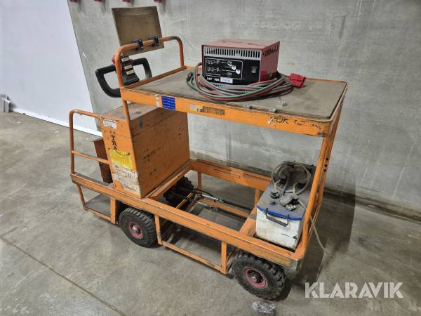 Lagermoped med hylla Trans-Lift