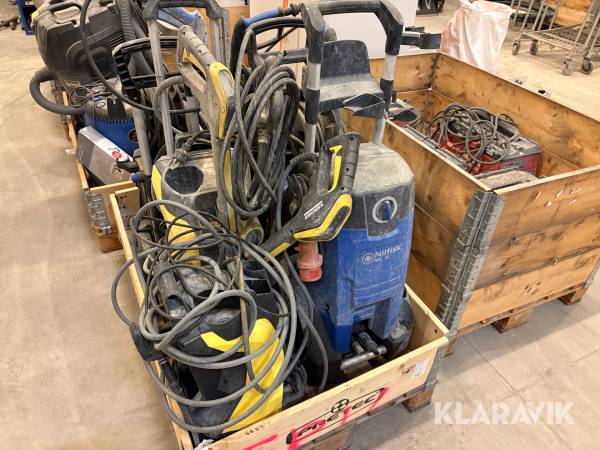 Högtryckstvättar 6 st Kärcher Nilfisk