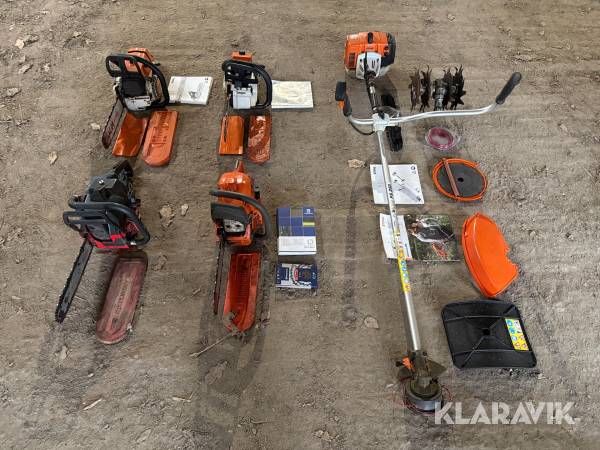 Motorsågar & röjsåg, Husqvarna, Stihl & Jonsered