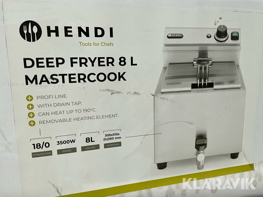 Fritös Hendi Deep Fryer 8 l