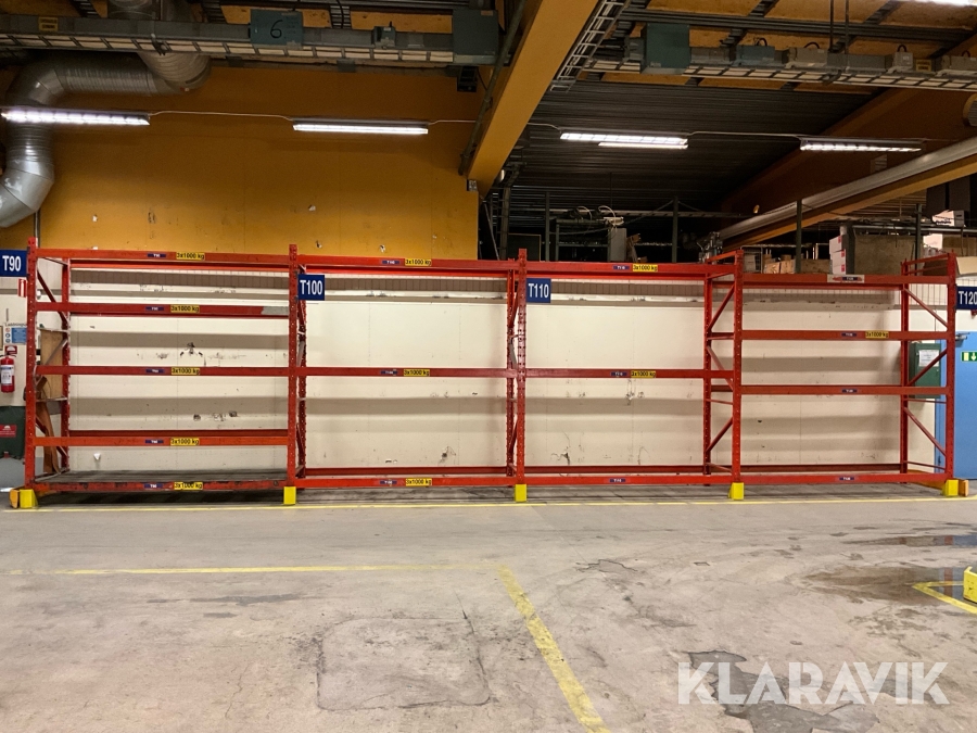 Pallställ 4 st sektioner