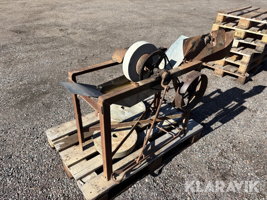 Slipsten med flera stenar