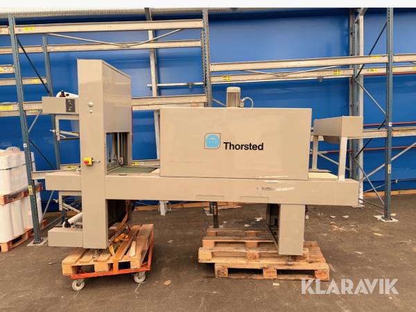 Krympplastmaskin/Krympfilmsmaskin Thorsted Maskiner E020 ink 28 rullar krympfilm
