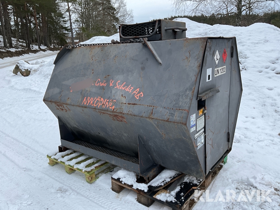 Dieseltank Färmartanken 1500Liter