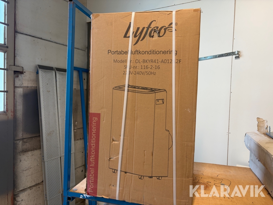 Portabel luftkonditionering AC Lyfco OL-BKYR41-A012A2F