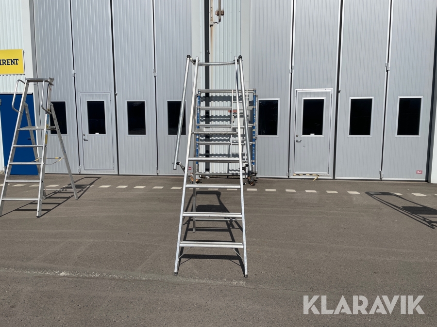 Trappstege med plattform Zarges ZAP Z600 1.32M