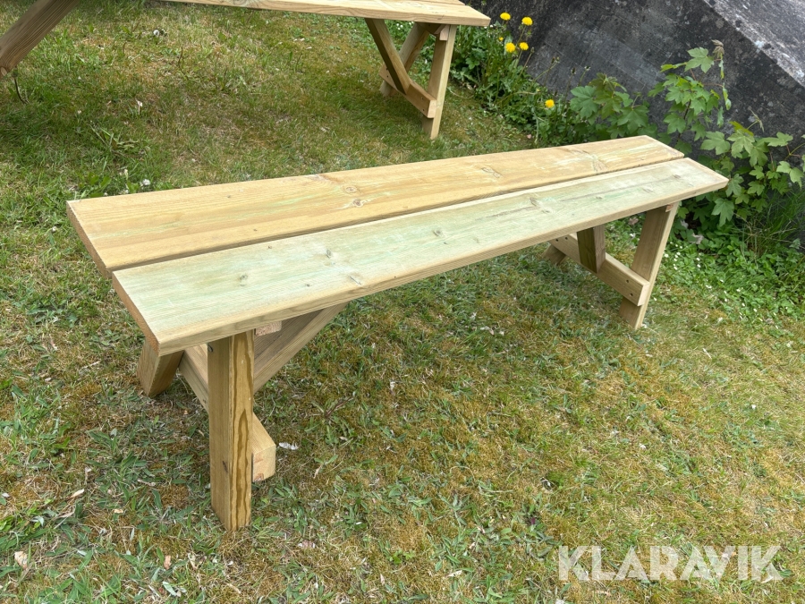 Ljugarbänk / Utebänk Tryckimpregnerad - 1st